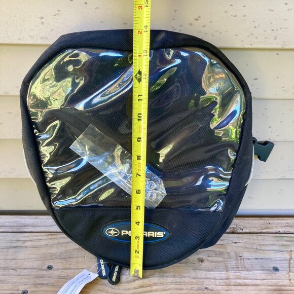 Polaris Snowmobile Tank Map Bag, Ballistic DLX Black 2874151 NICE! - Picture 3 of 8